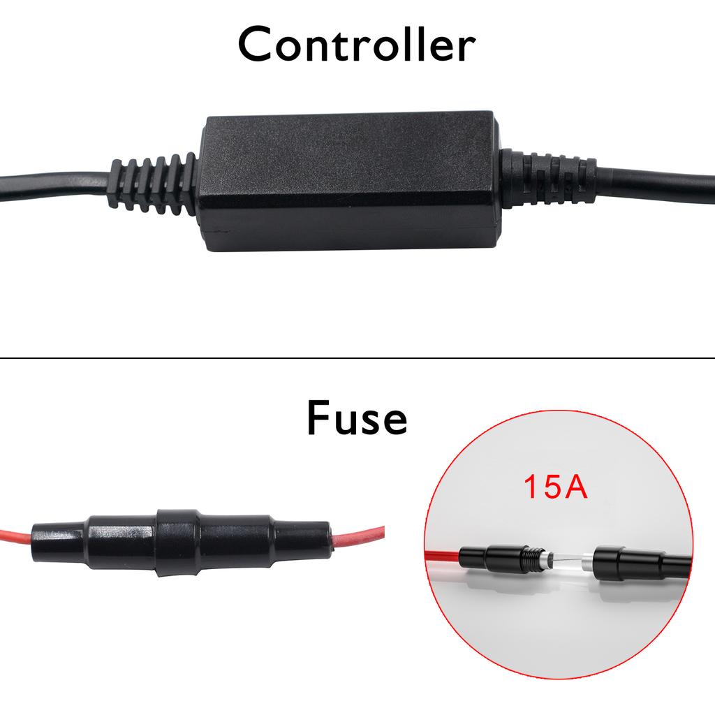 Motorcycle Electric Car USB Mobile Phone Charging Waterproof Switch Integrated Handle Bar Rearview Mirror, 9-32V