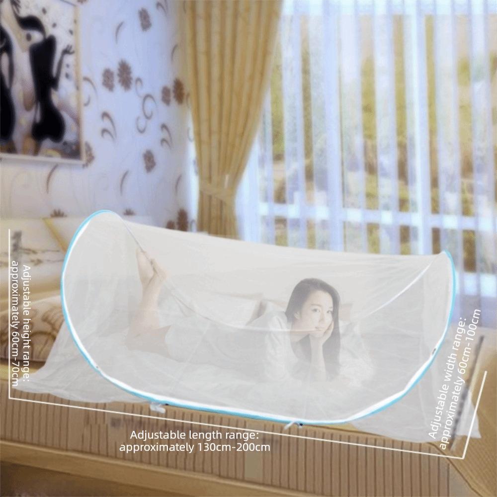 Foldable Portable Mosquito Net Easy Installation Single Bed Pop Up Mosquito Net Large Space Encrypted Mesh Mosquito Netting Tent