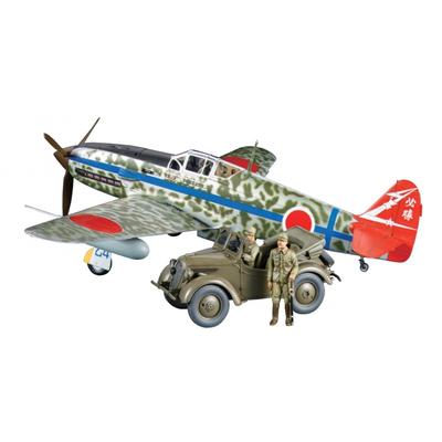 Tamiya 148 Scale Limited Product Japanese Army Kawasaki Hien Type I Ding & Kurogane Shiki Set Plastic Model 25203 Molding Color