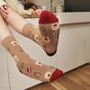 [2SET] Dessert Character Pattern Point Socks 2 Colors