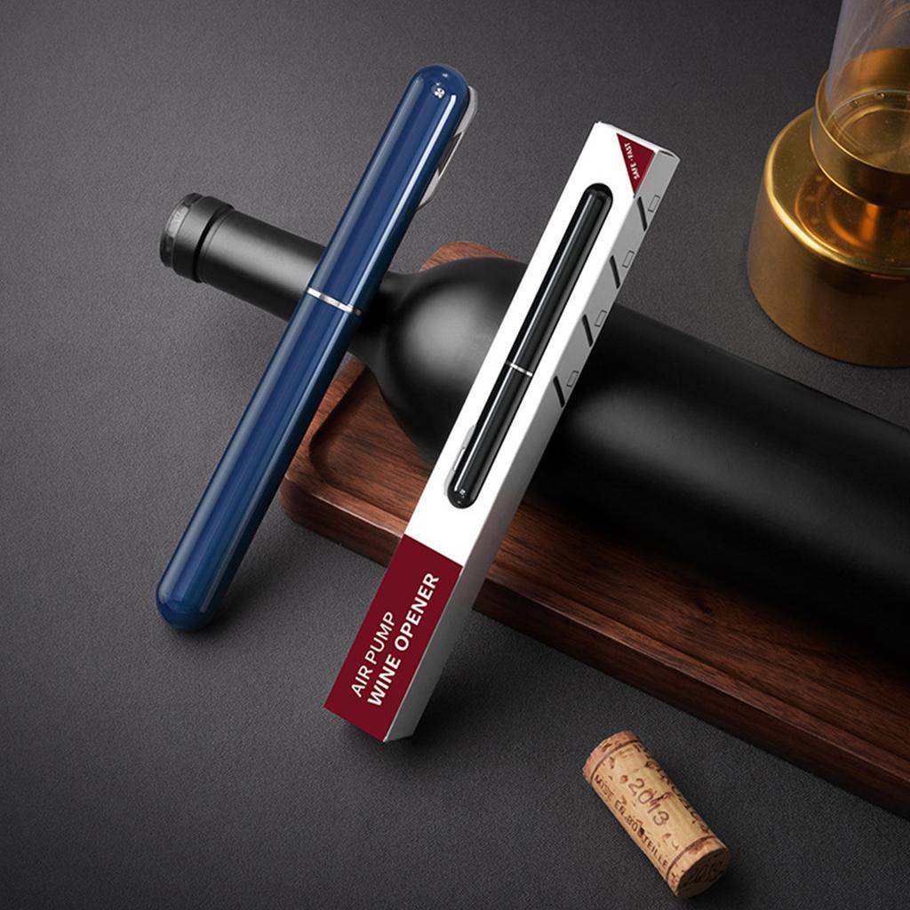 Stainless Steel Pen Shaped Pressure Bottle Opener Manual Wine Bottle Opener Wine Needle Bottle Opener Screwdriver