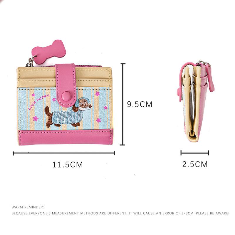New dachshund change bag ins high-value fashion card bag portable storage women's wallet