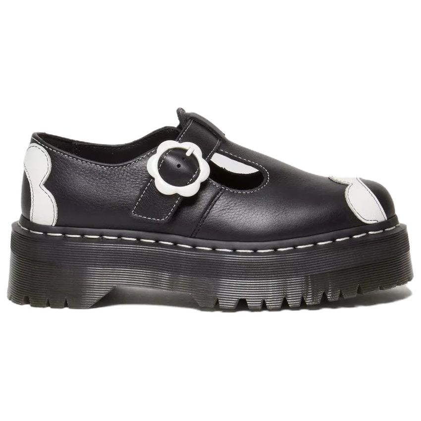 Dr. Martens Leather Fashion Versatile Casual Shoes Women Shoes Black 31459009