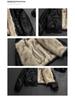 Men's Retro Pilot Leather Jacket: Mountain Eagle Cotton Winter Parka