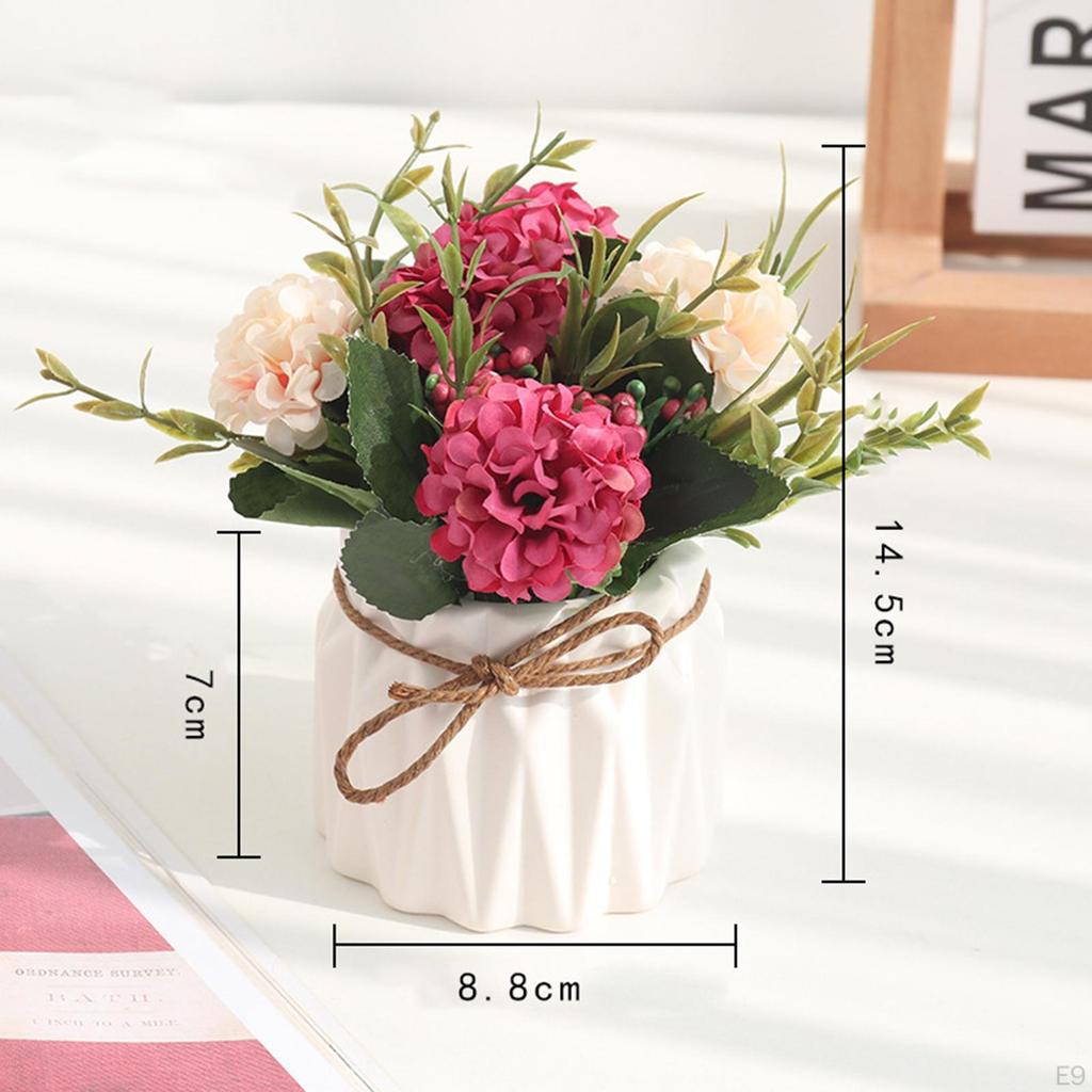 Artificial Hydrangea Bonsai for Home And Office Decor