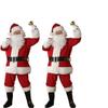 New Santa Claus clothes enlarged and thickened Christmas costumes Christmas costumes Holiday classic performance clothes
