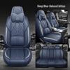 Universal 25-Year Car Seat Cushion - All-Season, Full Leather Cover, Hot-Selling