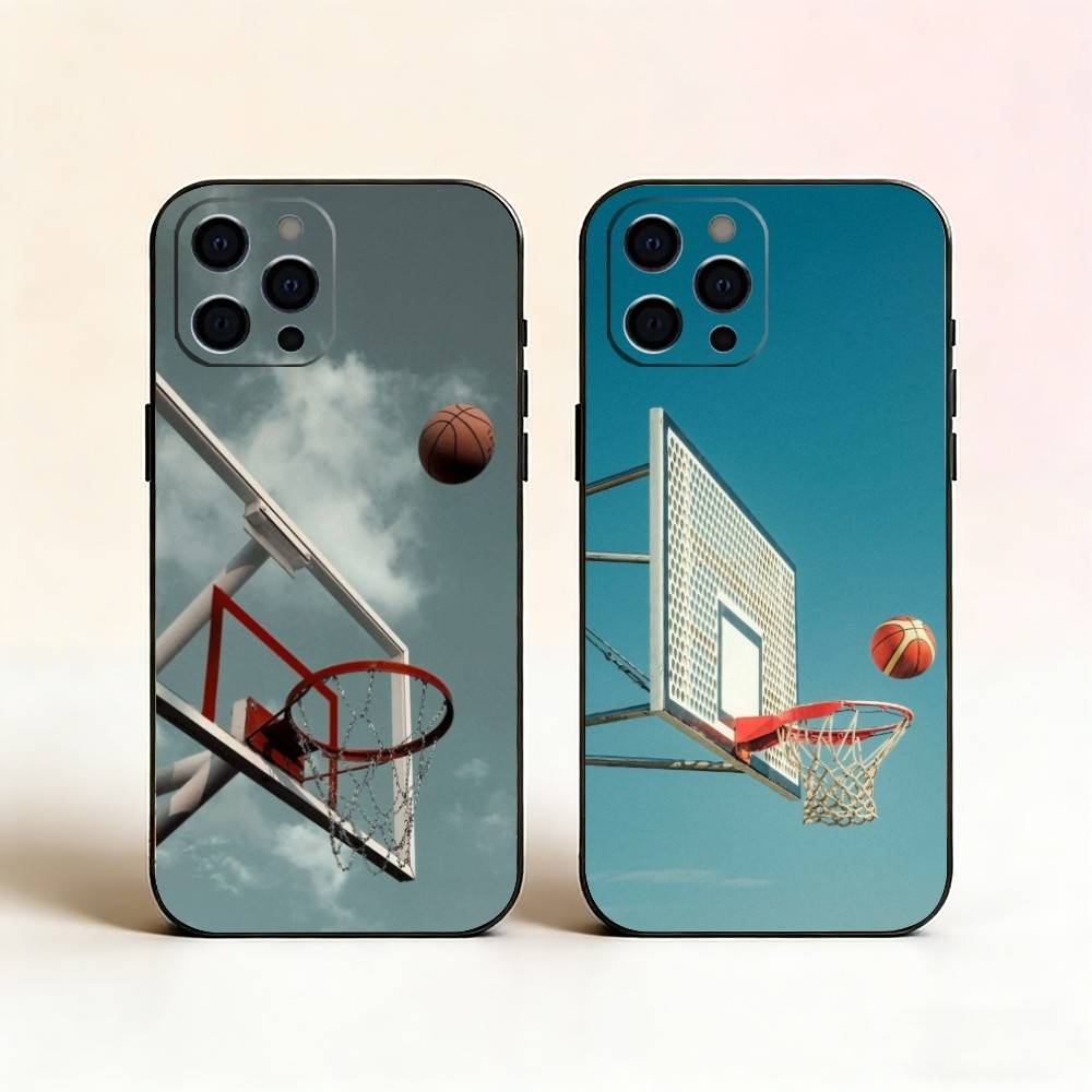 Basketball sports style Phone Case Silicone Soft For IPhone 17 16 15 14 13 12 11 X XR Plus Pro Max Plus