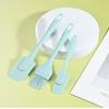3 Stück Mixer Ölpinsel Küchen Backwerkzeug Silikonspatel Antihaft 3 Stück Sahnekratzer DIY Brot Kuchen Butterspatel