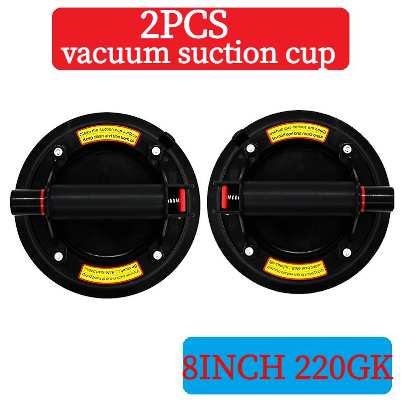 21CM Diameter Vacuum Suction Cup Manual Lift 220kg Load Capacity Heavy Duty Vacuum Lifter For Granite Tile 8 Inch Suction Cup