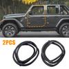 2 ks Těsnění weatherstrip předních dveří Vodotěsná Větruodolná Gumová lišta 55395274AW pro Jeep Wrangler JK 2007-2018 Autopříslušenství