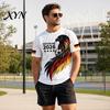 Camiseta de Animación para Equipo Nacional Hombres Aficionados al Fútbol Camiseta, Camiseta de Fútbol Alemán, 2026 Mundial Camiseta de Tejido Suave Camiseta de Torneo, Ropa Elegante para Aficionados