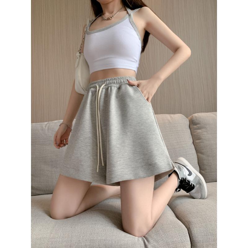 High-waisted Sports Baggy Shorts Casual Slimming Pants Women