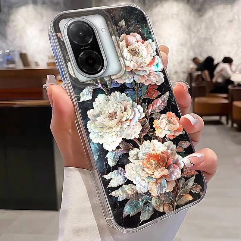 Luxury Flower Girls Women Phone Case For Xiaomi Redmi Note 14 Pro 14C 13C 10 9A 9C 13 12 11 10S 9 8 Plus A5 A4 A3 A2 A1 Cover
