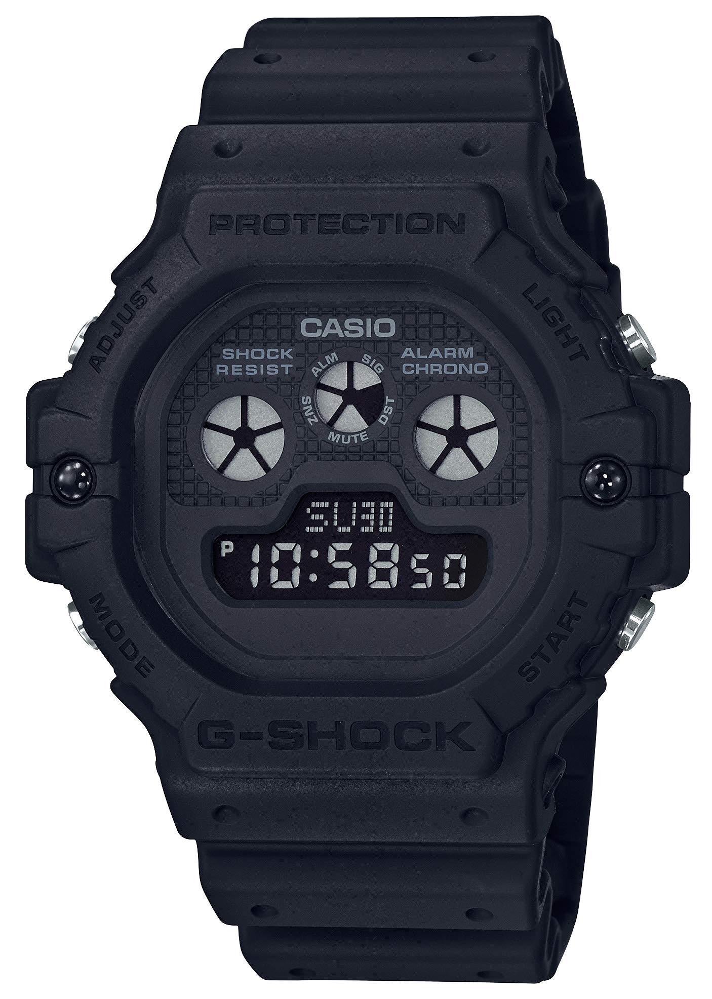 

Casio Черные часы G-Shock DW-5900BB-1JF Мужские