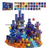 Pink Castle Magnetic Building Blocks: Educational Construction Set for Kids