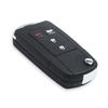 KEYYOU Modified Remote Car Key Shell Fob 4 Buttons TOY43 Blade Flip Case For Toyota CAMRY 2012 2013 2014 2015 Corolla 2014 2015