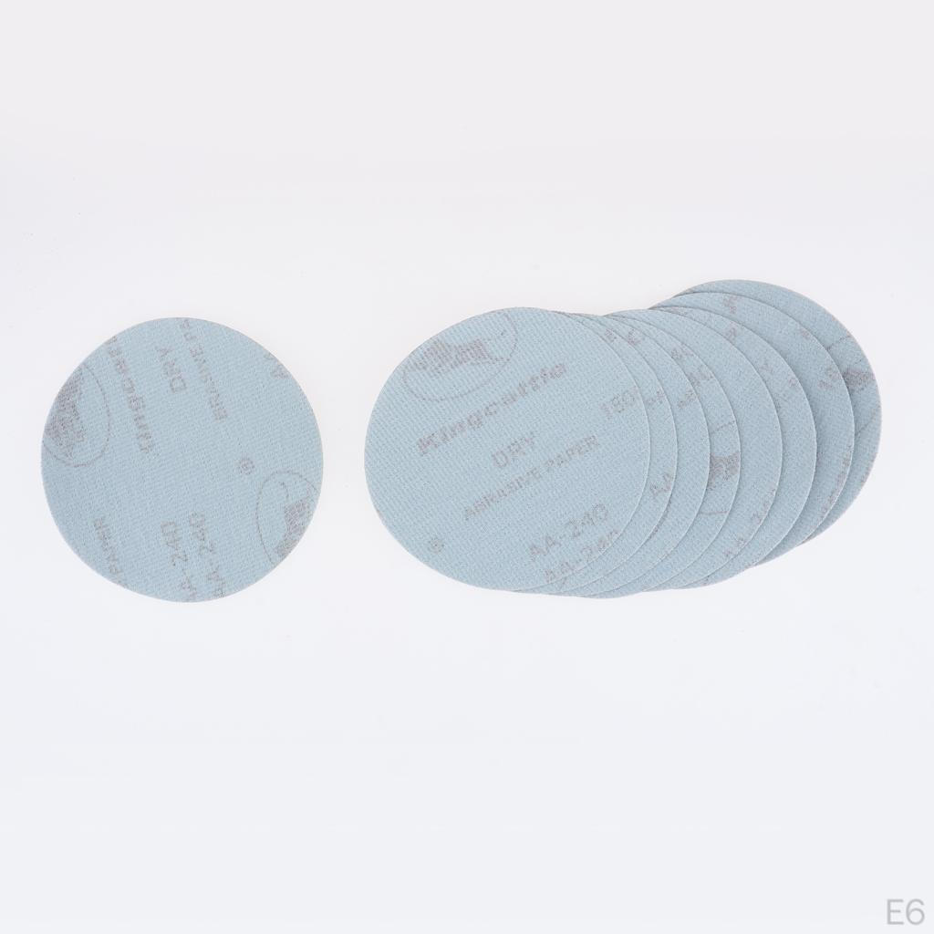 10Pcs 120mm 5inch 80-800Grit Discs Sanding Polishing Pad Equipment Oscillating Tool Pads