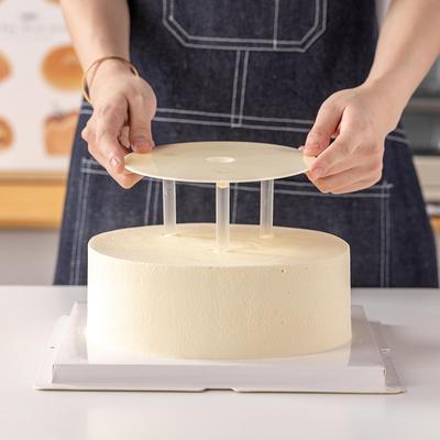 Marco de soporte para pastel multicapa, soportes prácticos, molde redondo para postre, soporte espaciador, soporte de apilamiento, herramienta de decoración de pasteles DIY de cocina