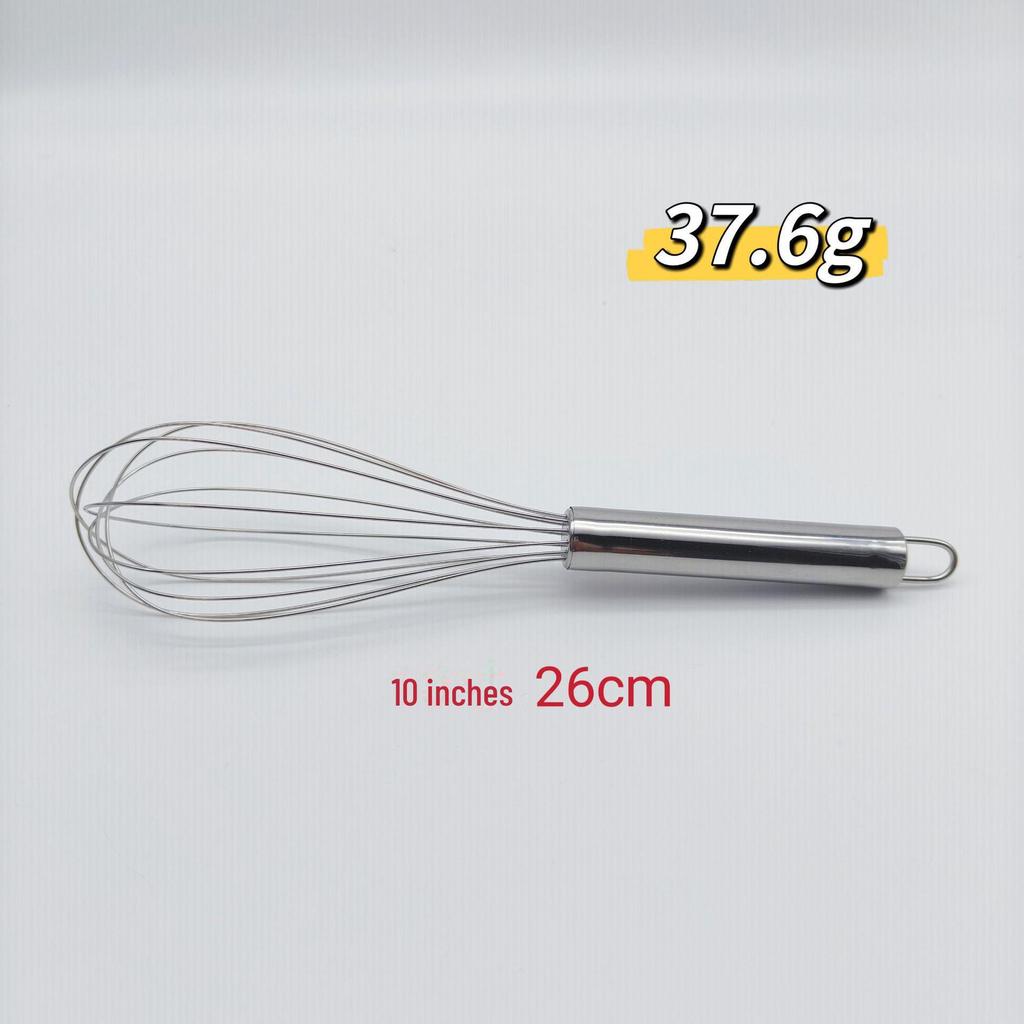 All-Stainless Steel 6-Wire Manual Egg Beater for Kitchen Baking
