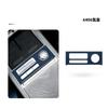 Italian Suede Interior Stickers for ZEEKR 9X 2025 2026 Car Door Window Lift Decal Air Outlet Frame Trim Strip Center Dash Panel