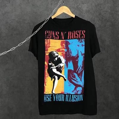 New 80s Guns N Roses Band Casual TShirt Mens and Womens Luxury Band Brand Top 2026