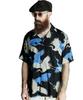 Schott X PJ X Pineapple Juice RAYON SHIRT CRANE Men's XL 010 Black 782-5123018