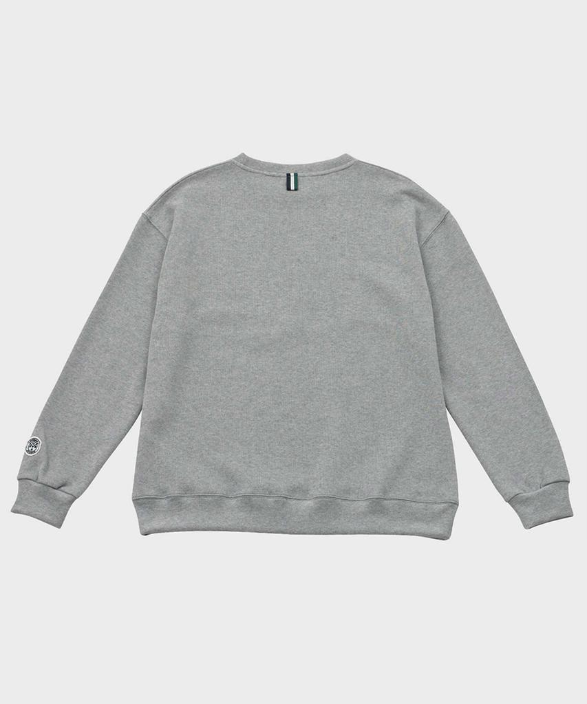 FFEFF STUDIO Face Off Drawing Embroidery Sweatshirt (Melange)