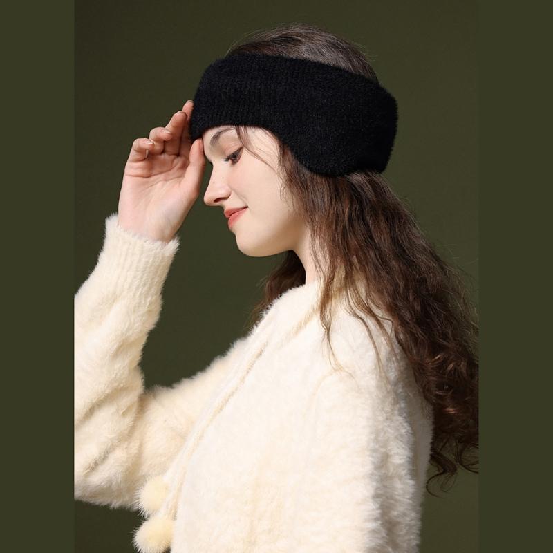 Weiches und warmes Stirnband Plüsch-Ohrenwärmer für Winter-Outdoor-Aktivitäten Halten Sie warm bei kaltem Wetter für Halloween