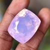 Lab-Created Pink Opal Loose Gemstone 28x23mm Big Cushion Shape October Birthstone for Jewelry Making