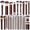 HG Complete Makeup Brush Set: Powder, Blush, Foundation, Eyeshadow, Concealer & Lip Brushes - Mo Yu Beauty Tools