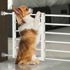 Indoor Dog Gate Retractable Freestanding Fence Nail-free Household Reusable Door For Small Medium Dogs Puppy Fence Pets Supplies