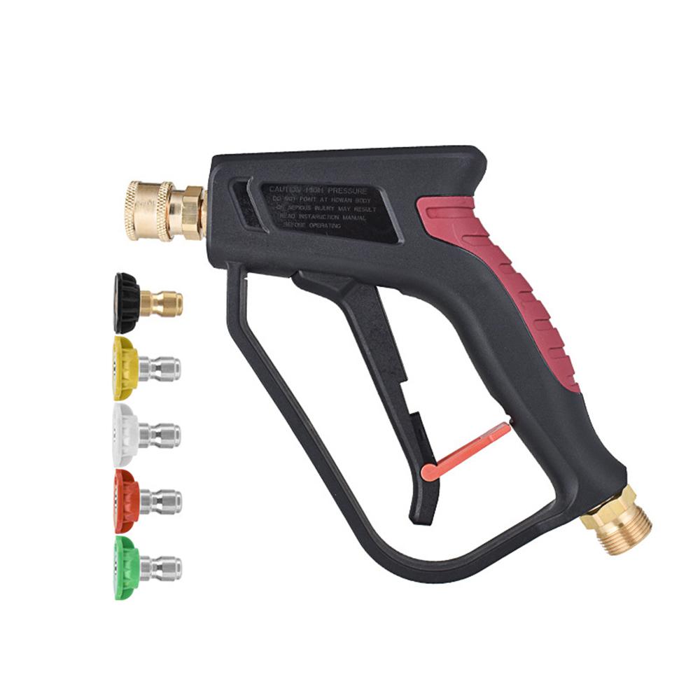 

4500PSI пистолет для мойки высокого давления M22*1.5 для Karcher Nilfisk Lavor пистолет для мойки автомобилей распылитель воды пистолет для мойки автомобиля инструмент для чистки аксессуар