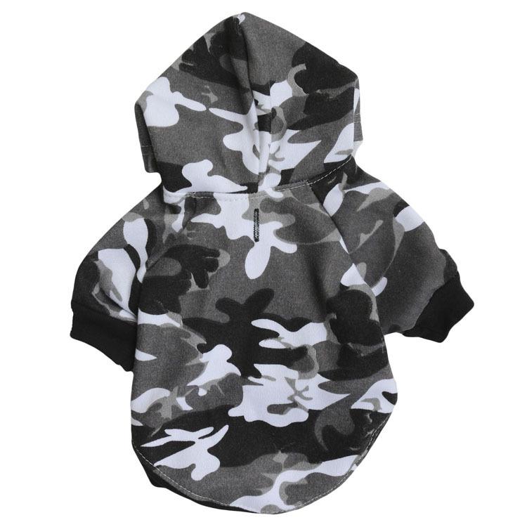 Pet Fleece Snow Camouflage Hoodie for Dogs and Cats - Autumn/Winter Style