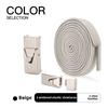 1pairs Wide Elastic Flat Straps with Metal Press Buckles - No Need To Tie Lazy Shoelaces, Lightweight Elastic Shoelaces Suitable for Sports Shoes