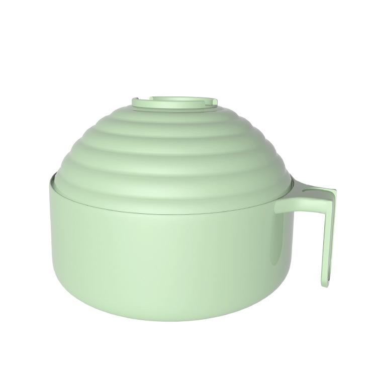 

Бытовая чаша для рамена с ручкой для столовой студенческого общежития зелёный