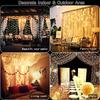 3/2/1m Curtain LED String Lights Garland USB Festoon Remote Control Fairy Garland Lights Christmas Decoration for Bedroom Home