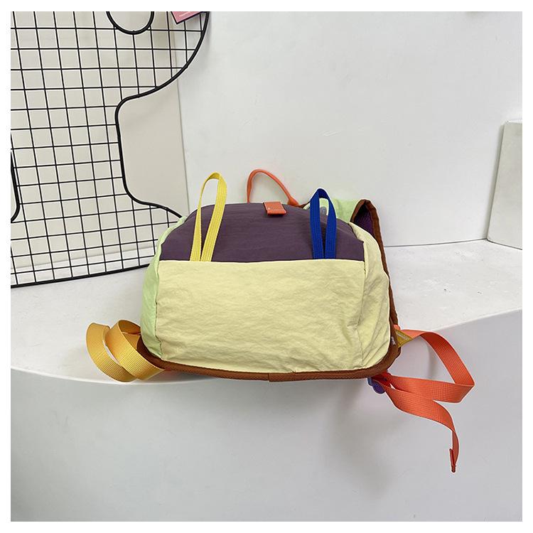 2025 Modny Plecak Wodoodporny Colorblock na Wędrówki i Podróże - Lekki, Duża Pojemność, Modny Sprzęt Outdoorowy