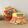 Noodles Soep Gedrukt Omkeerbare Bucket Hat Europese en Amerikaanse Mannen Modieuze Veelzijdige Basin Hoed Buiten Zonnehoed Vrouwen