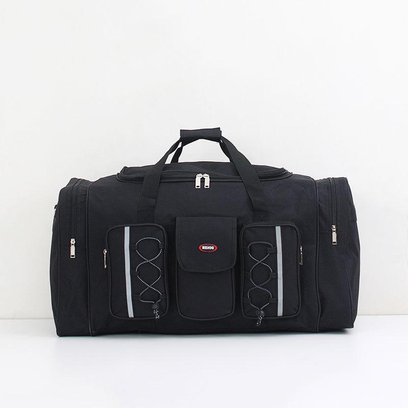 

Оксфордська тканина великої місткості Портативна водонепроникна сумка на одне плече Сумка в шашку Мобільна сумка Складна дорожня сумка для зберігання 65*30*35cm