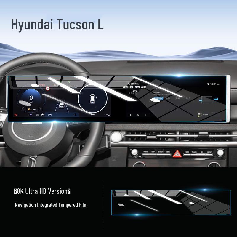 Ochranná fólie na navigační obrazovku Hyundai Tucson L - 25 modelů