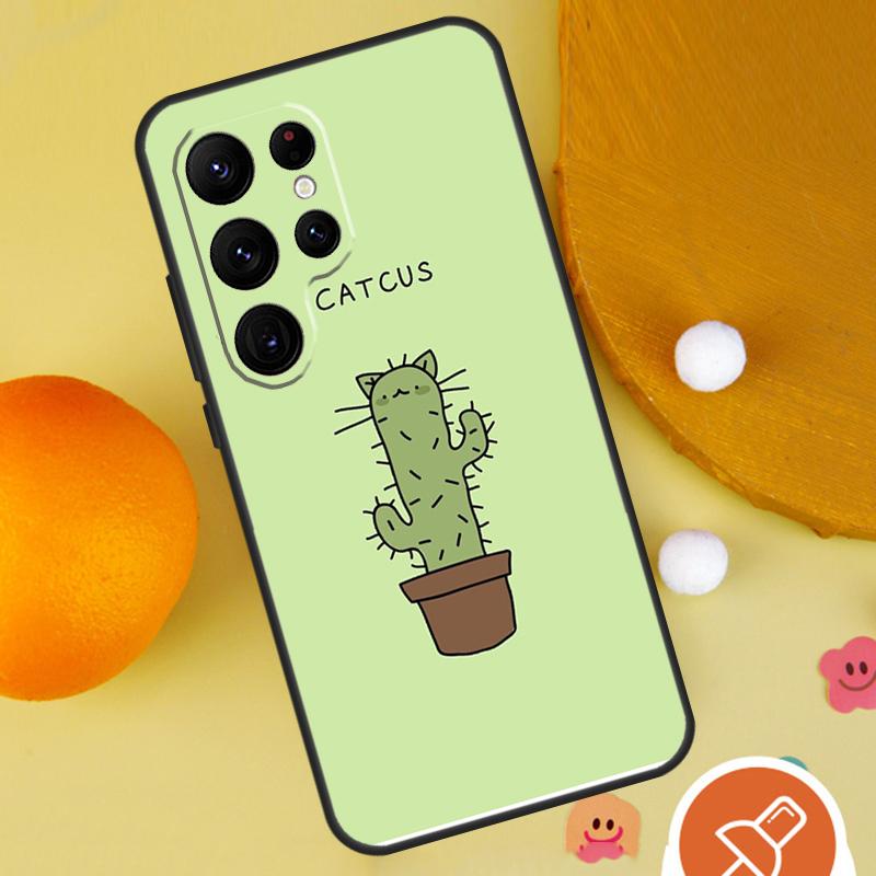 Pflanze Kaktus Handyhülle Für Samsung Galaxy S25 Ultra S24 S22 S21 Ultra S9 S10 S20 Plus S23 FE Funda Hülle