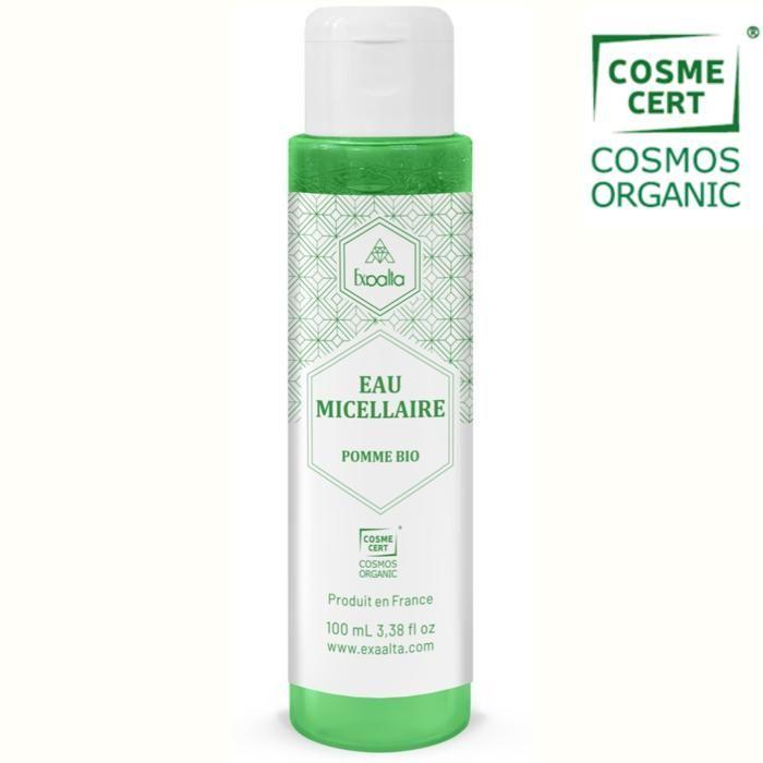 Eau Micellaire - EXAALTA - Pomme Bio - 100mL - Hypoallergénique - Peaux Sensibles