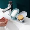 Creative Flaky Perforated Soap Box Self-Standing Suction Cup Draining Bathroom Soap Storage Laundry Rack Soap Box