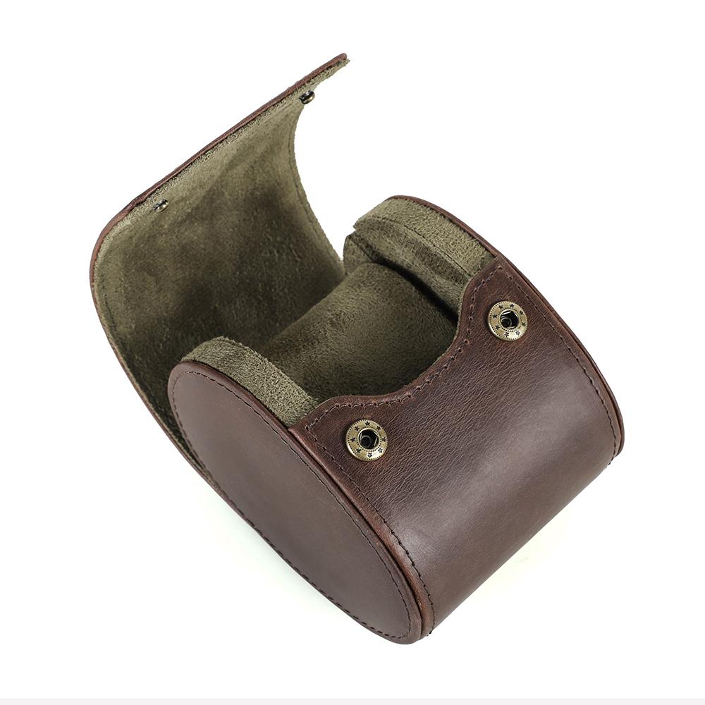 

Vintage Genuine Leather 1/2/3/4/6/8 Slot Watch Roll Travel Case Portable Watch Display Case Watch Storage Organizer Box Men Gift