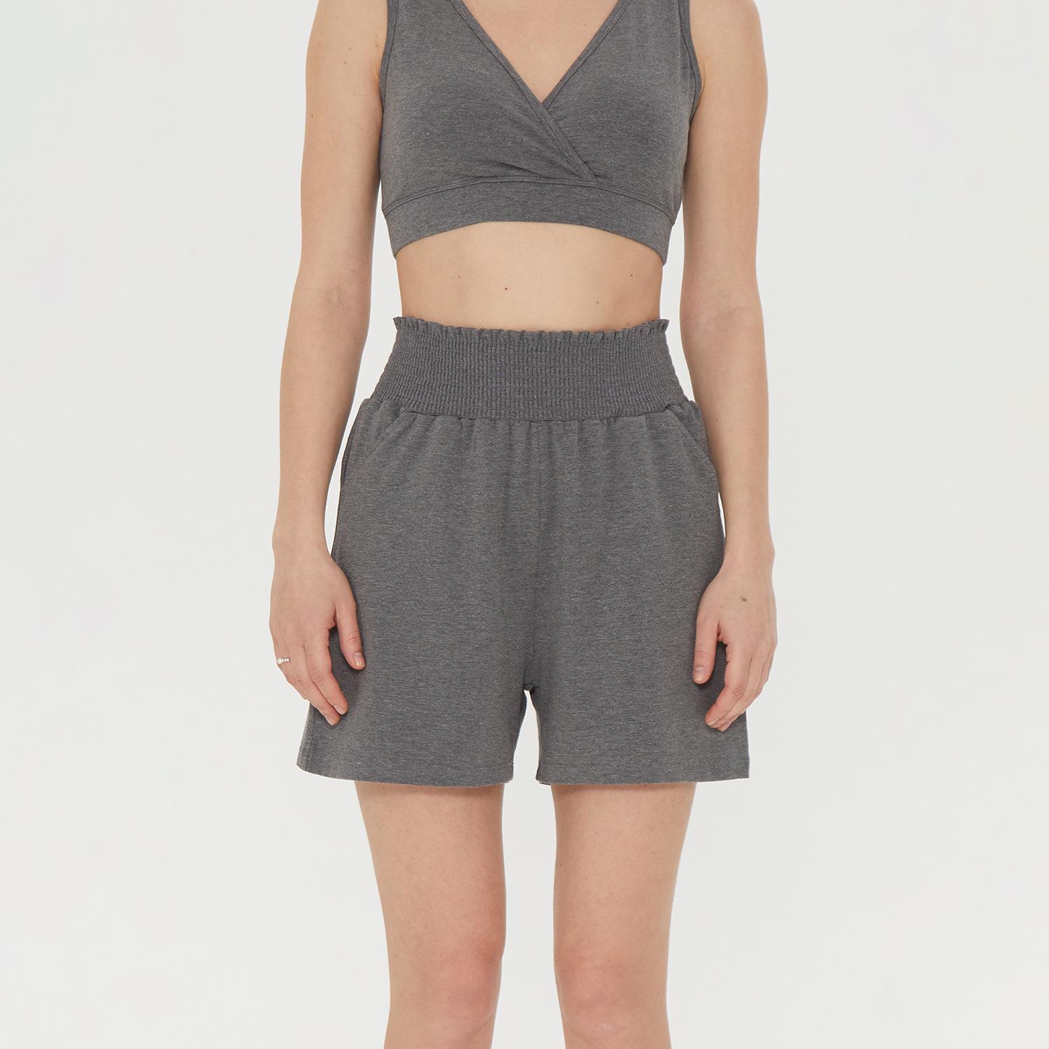 Women s High-Waisted Tummy-Control Casual Shorts, Perfect for Summer Leisure and Outdoor Wear Small