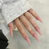 24 Pcs Matte Red Square False Nails Medium Length Fashion Press On Nail Tips for Wedding Party DIY Acrylic Manicure
