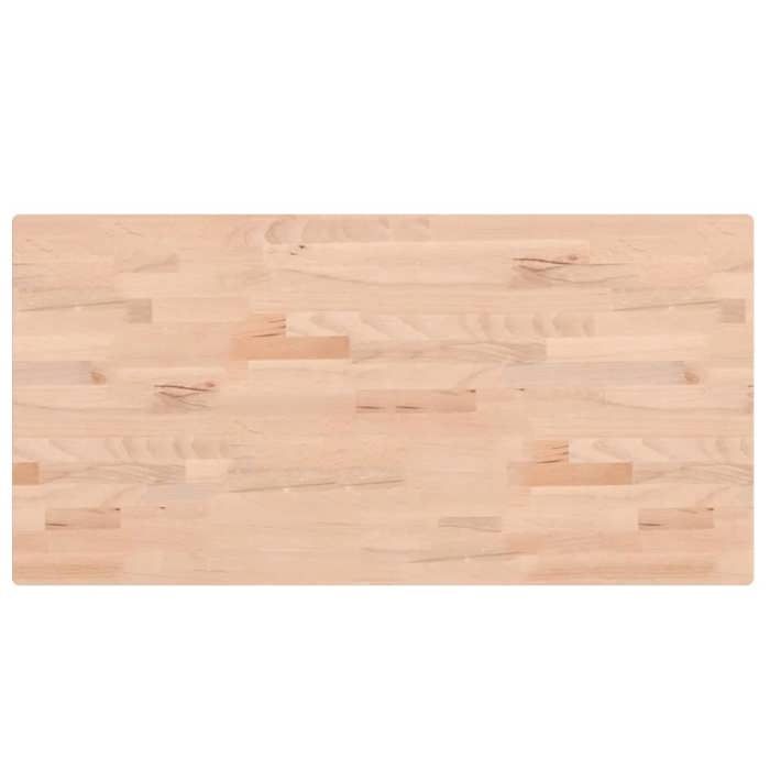 VidaXL Tabletop 100x50x2.5cm Rectangular Solid Beech Wood 3188883