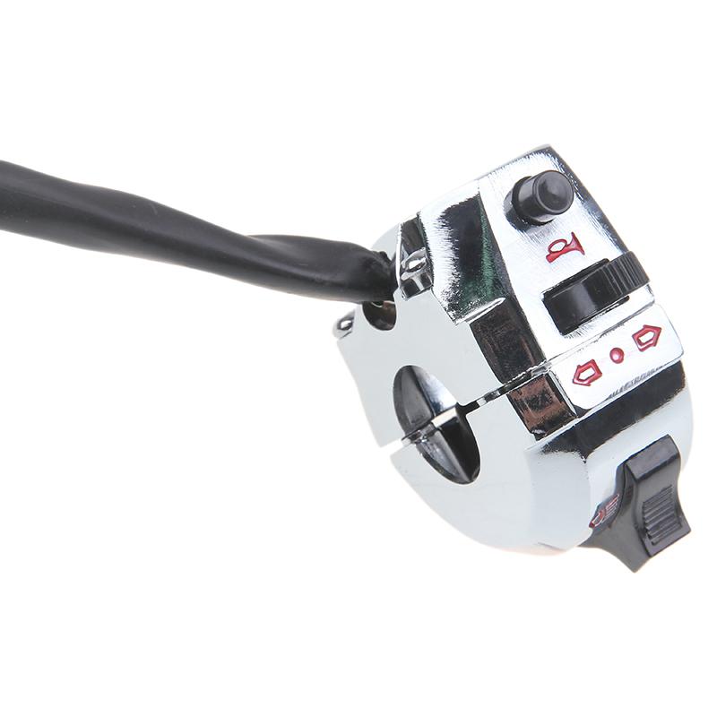 Motorcycle Switches Motorbike Horn Button Turn Signal Fog Lamp Start Handlebar Controller Motorbike Universal Switch