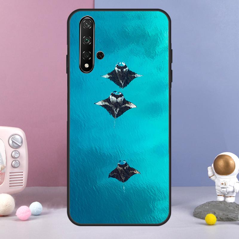 Animal Manta Ray For Huawei Nova 12i 12s 11i 8i 7i 9 10 SE Y60 Y61 Y70 Y72 Y73 Y90 Y91 P20 P30 P40 Lite Case